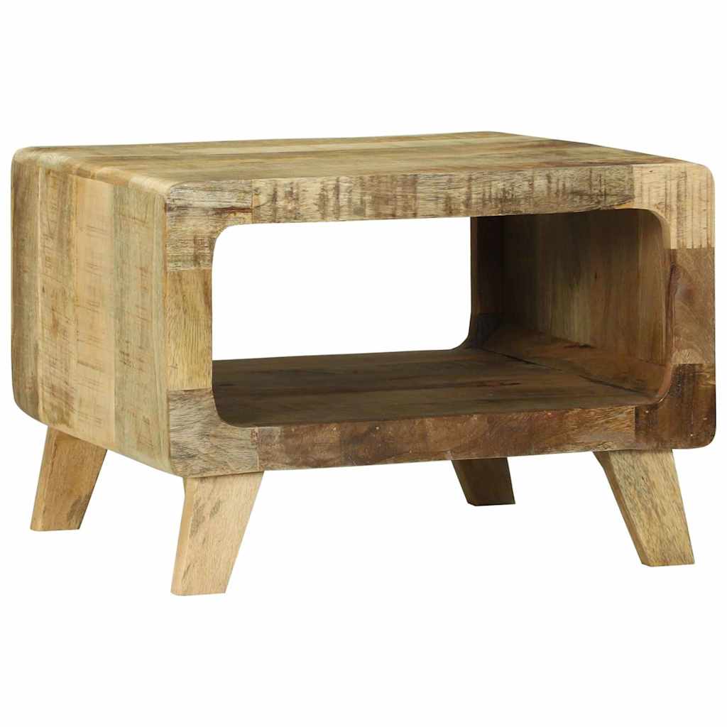 vidaXL Stolik kawowy Brązowy 50 x 50 x 35 cm Drewno z mango