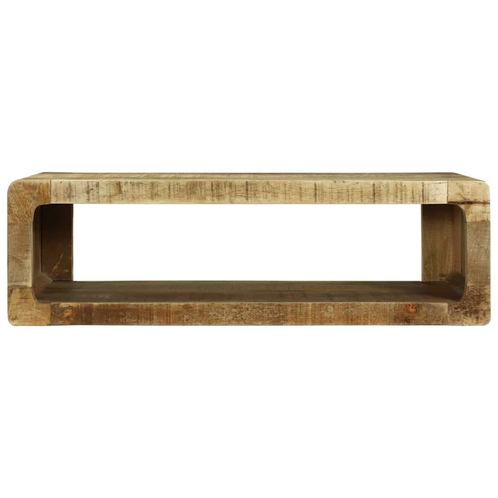 vidaXL Szafka pod telewizor Brązowy 80 x 30 x 25 cm Lite drewno mango