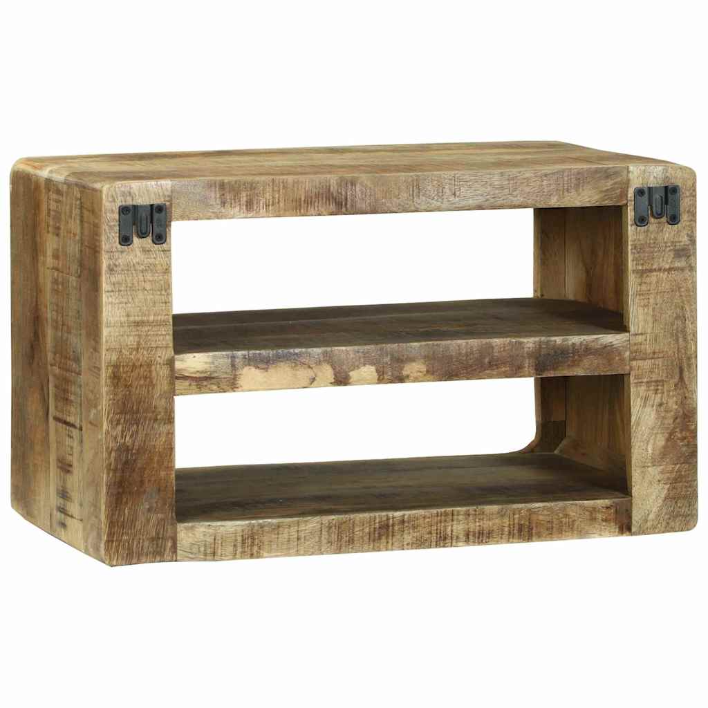 vidaXL Szafka pod telewizor Brązowy 60 x 32 x 36 cm Lite drewno mango