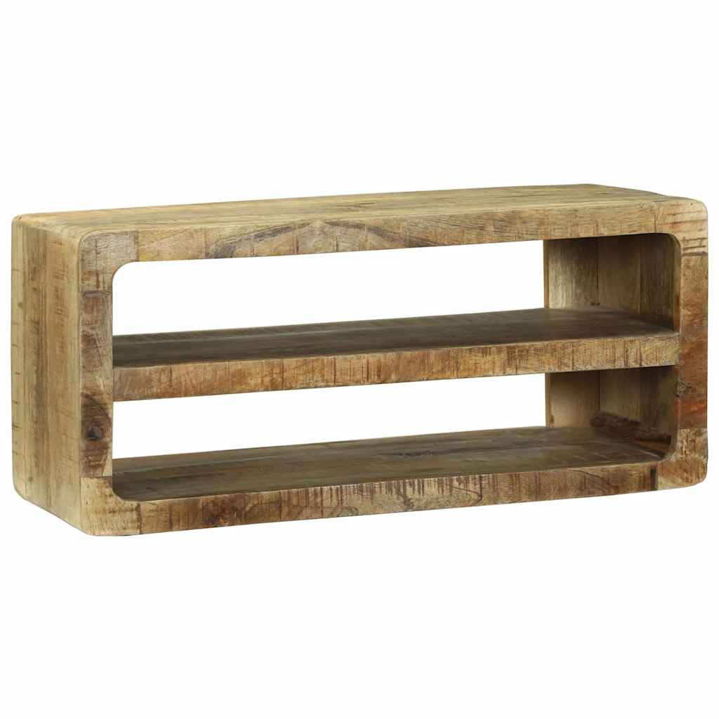 vidaXL Szafka pod telewizor Brązowy 80 x 32 x 36 cm Lite drewno mango