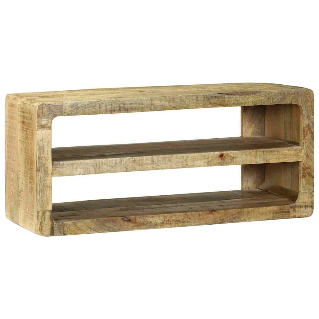 vidaXL Szafka pod telewizor Brązowy 80 x 32 x 36 cm Lite drewno mango