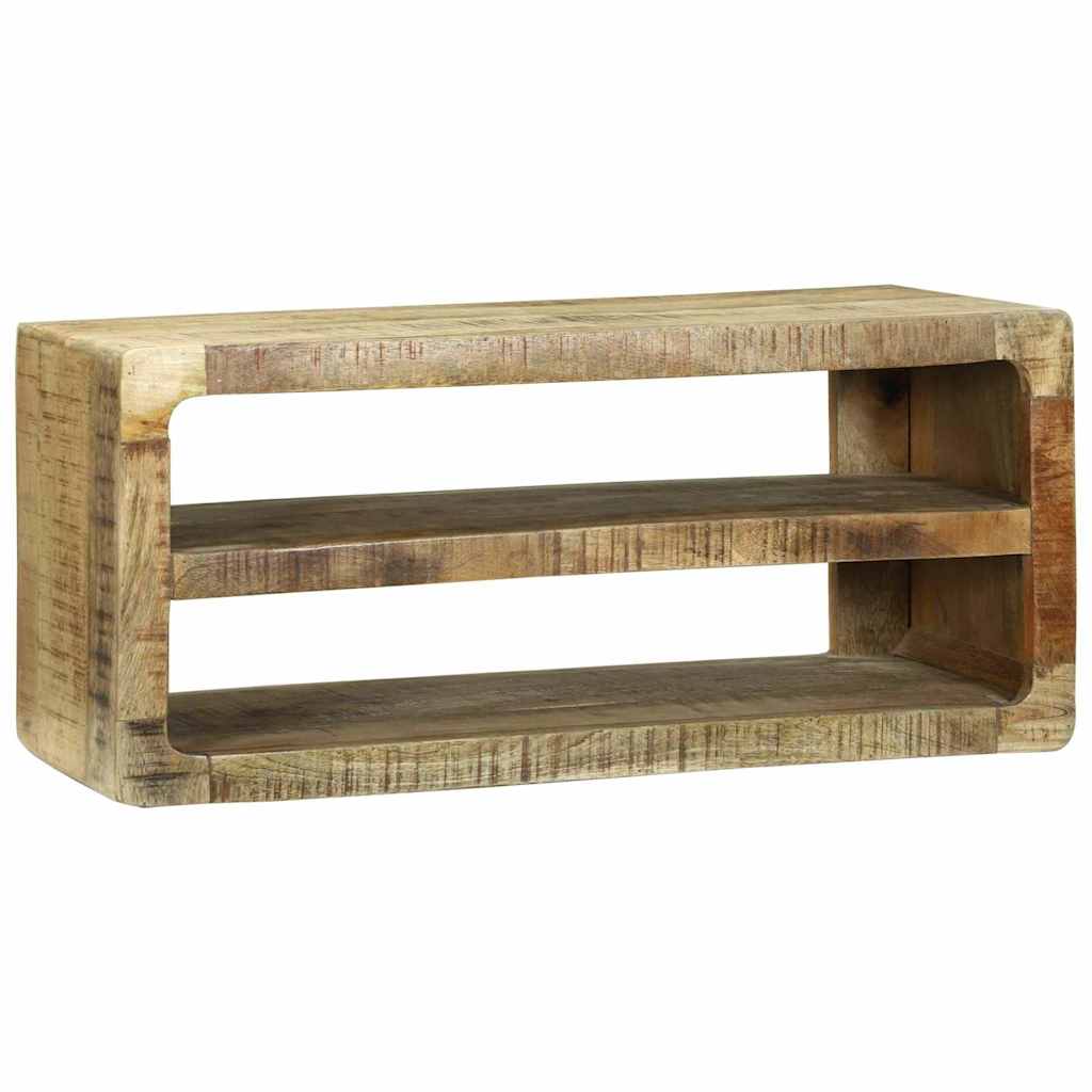vidaXL Szafka pod telewizor Brązowy 80 x 32 x 36 cm Lite drewno mango