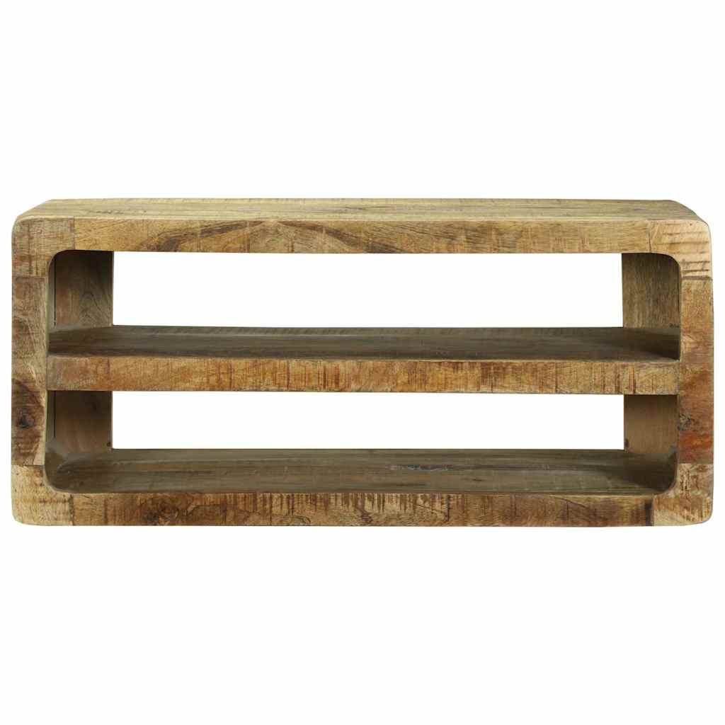 vidaXL Szafka pod telewizor Brązowy 80 x 32 x 36 cm Lite drewno mango