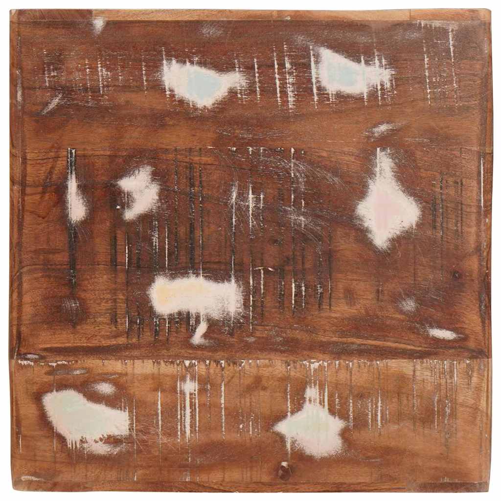 vidaXL Stolik końcowy Brązowy 40 x 40 x 49 cm Lite Drewno Recyklingowe