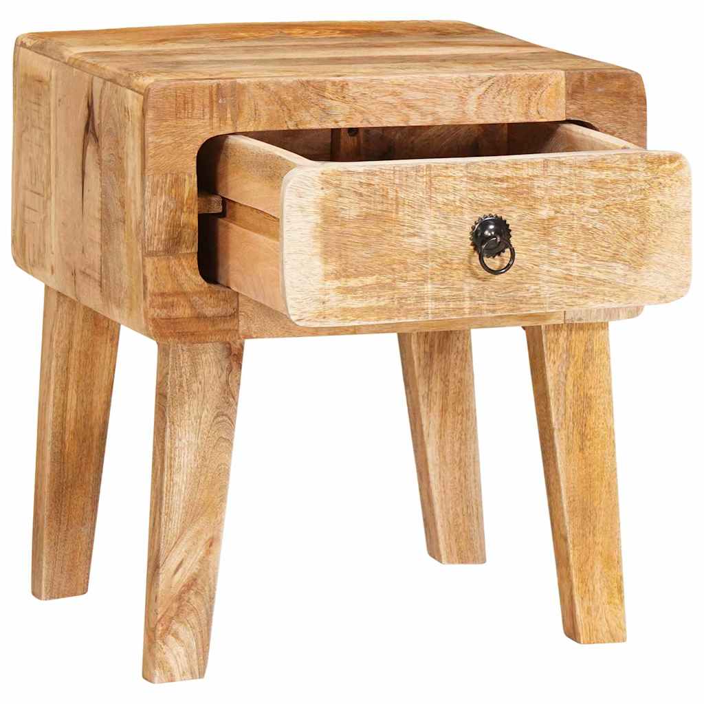 vidaXL Stolik końcowy Brązowy 40 x 32 x 46 cm Drewno z mango