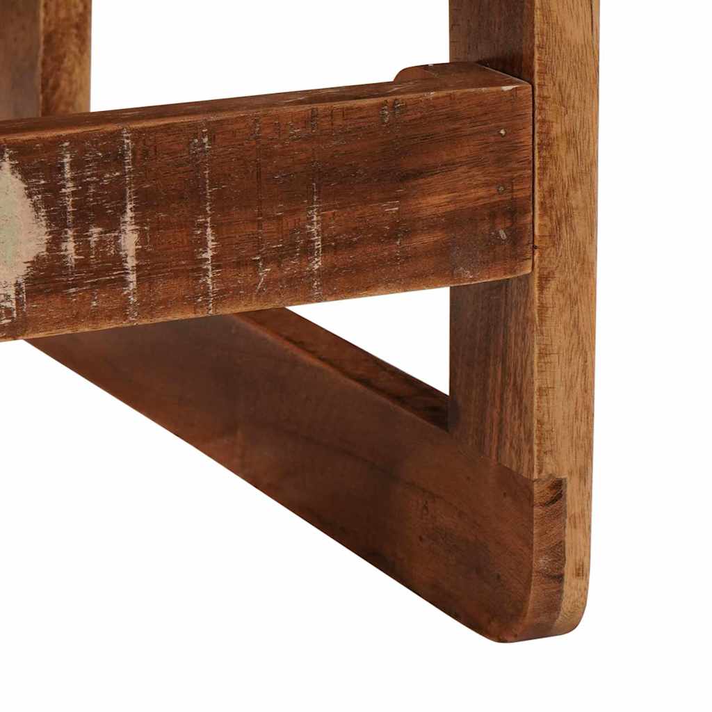 vidaXL Stolik gniazdowy 2 pcs 46 x 46 x 45 cm Lite Drewno Recyklingowe