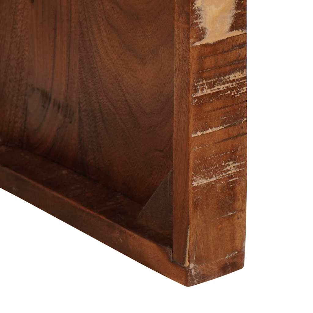 vidaXL Stolik Nesting 3 pcs Brązowy Lite Drewno Recyklingowe
