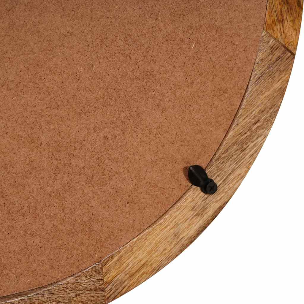 vidaXL Toaletka Z lustrem Brązowy 90 x 76 x 45 cm Drewno z mango