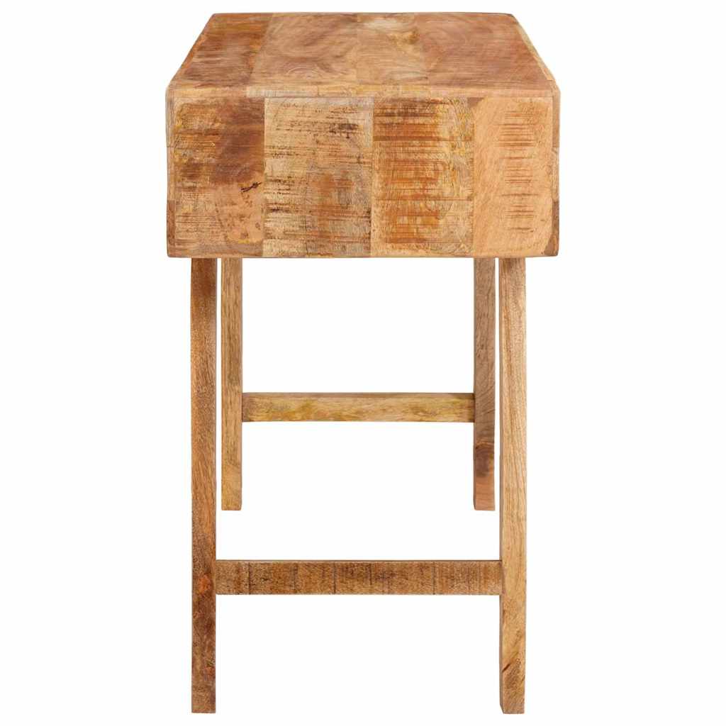 vidaXL Toaletka Z lustrem Brązowy 90 x 76 x 45 cm Drewno z mango