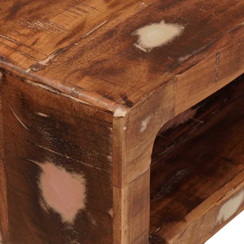 vidaXL Toaletka Brązowy 90 x 76 x 45 cm Lite Drewno Recyklingowe