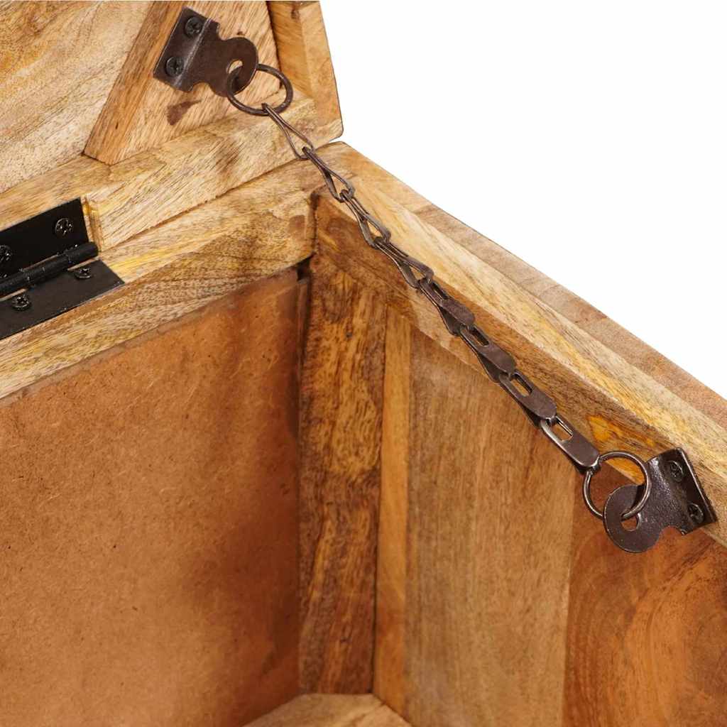vidaXL Skrzynia do przechowywania 70 x 35 x 40 cm lite drewno mango