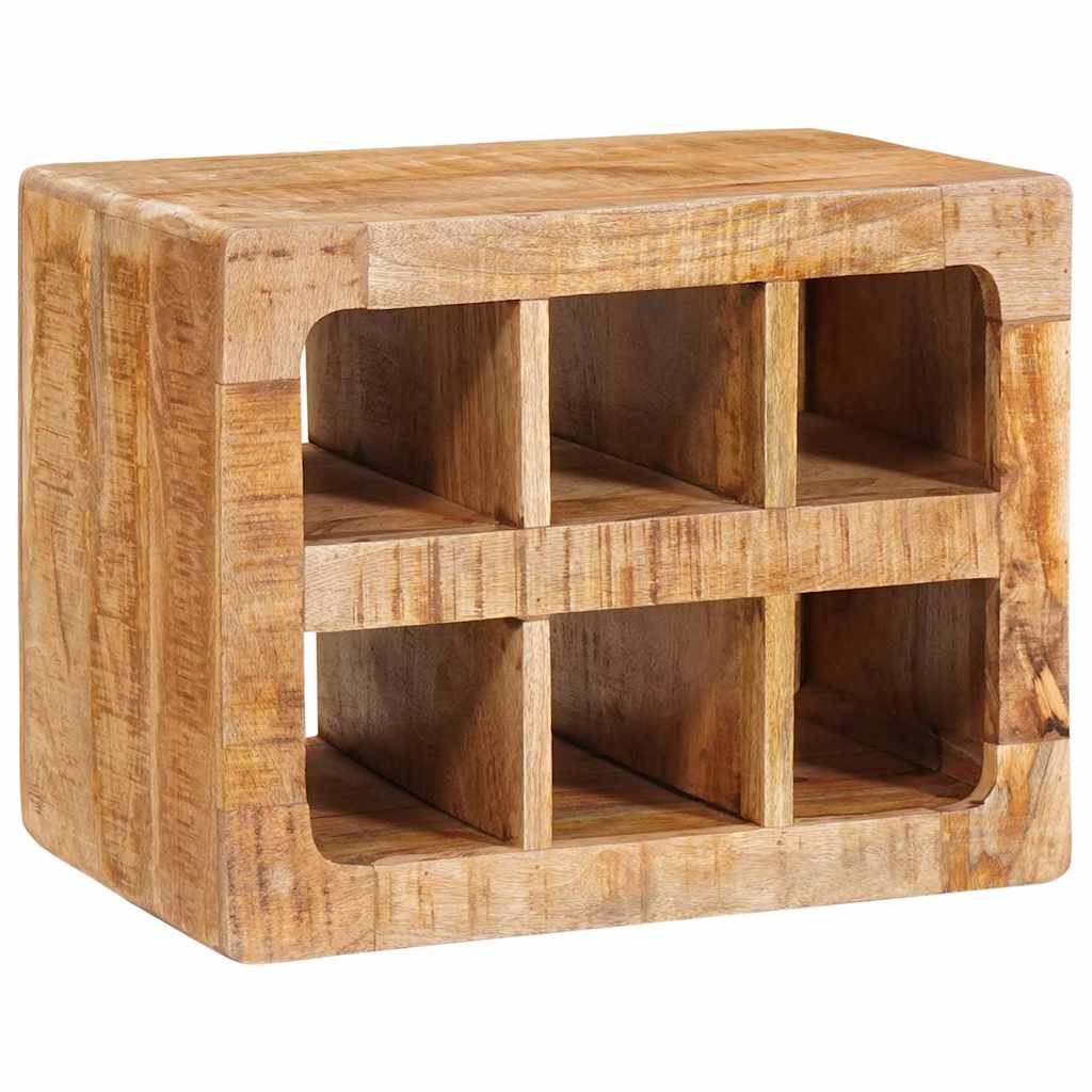 vidaXL Regał na wino Brązowy 44 x 30 x 35 cm Drewno z mango