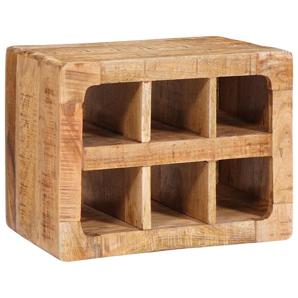 vidaXL Regał na wino Brązowy 44 x 30 x 35 cm Drewno z mango