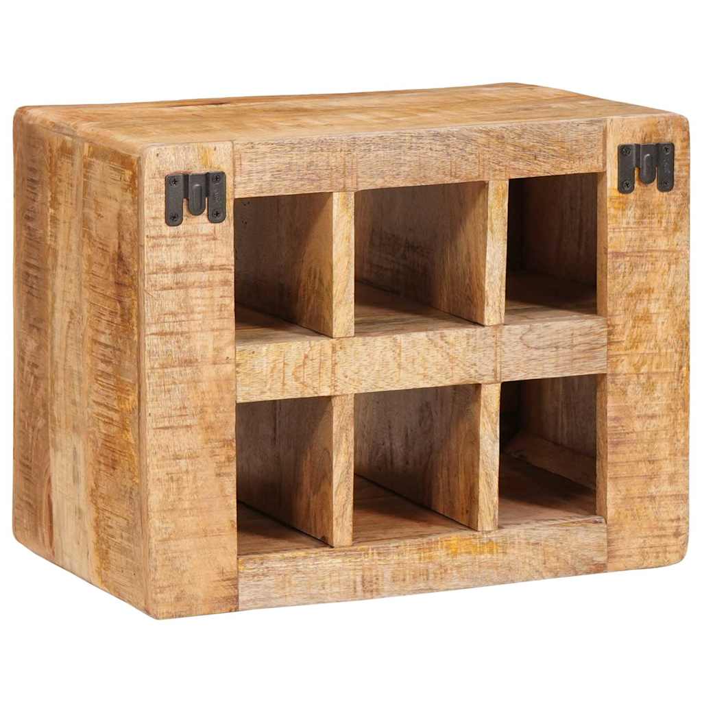 vidaXL Regał na wino Brązowy 44 x 30 x 35 cm Drewno z mango