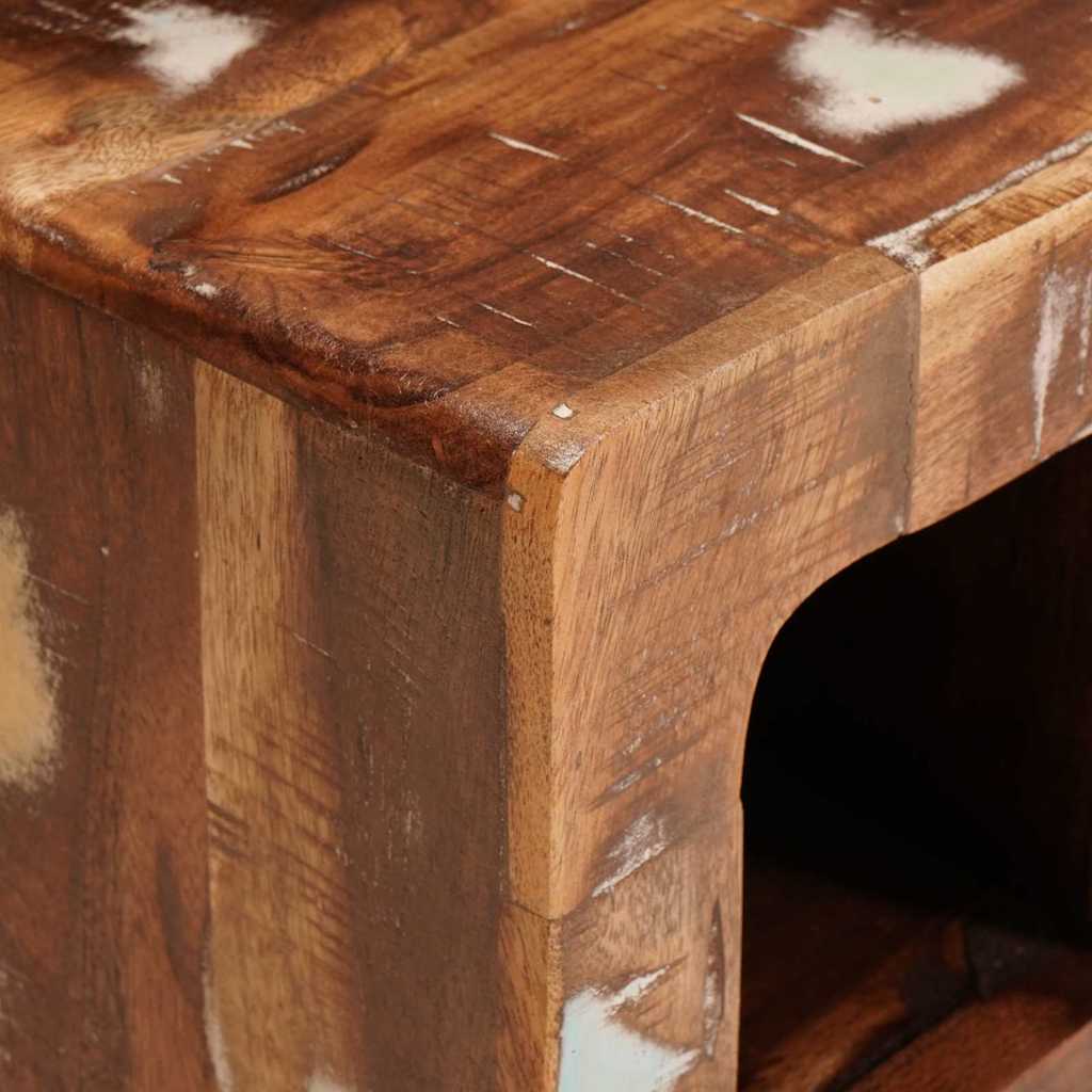 vidaXL Regał na wino Brązowy 44 x 30 x 35 cm Lite Drewno Recyklingowe