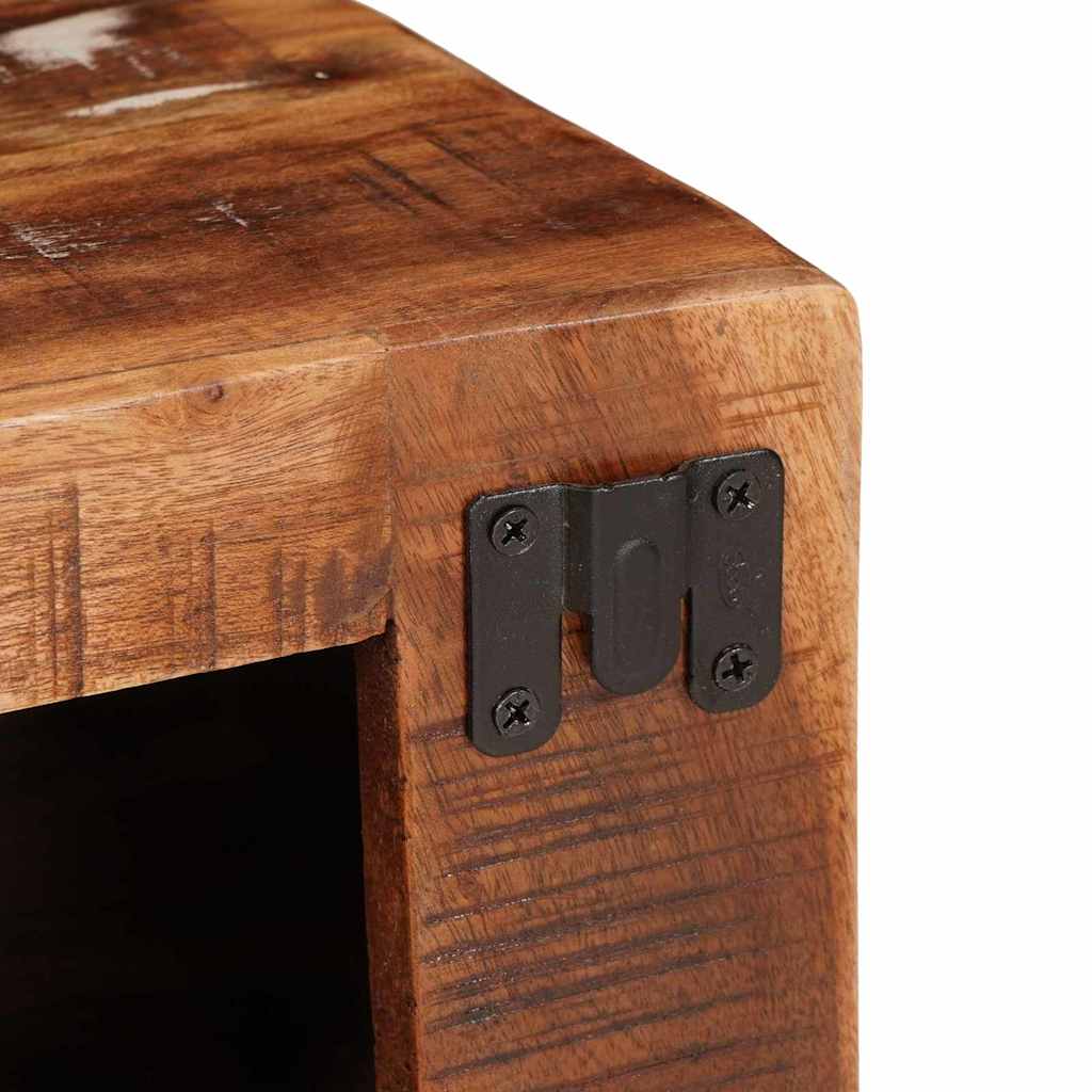 vidaXL Regał na wino Brązowy 44 x 30 x 35 cm Lite Drewno Recyklingowe