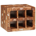 vidaXL Regał na wino Brązowy 44 x 30 x 35 cm Lite Drewno Recyklingowe