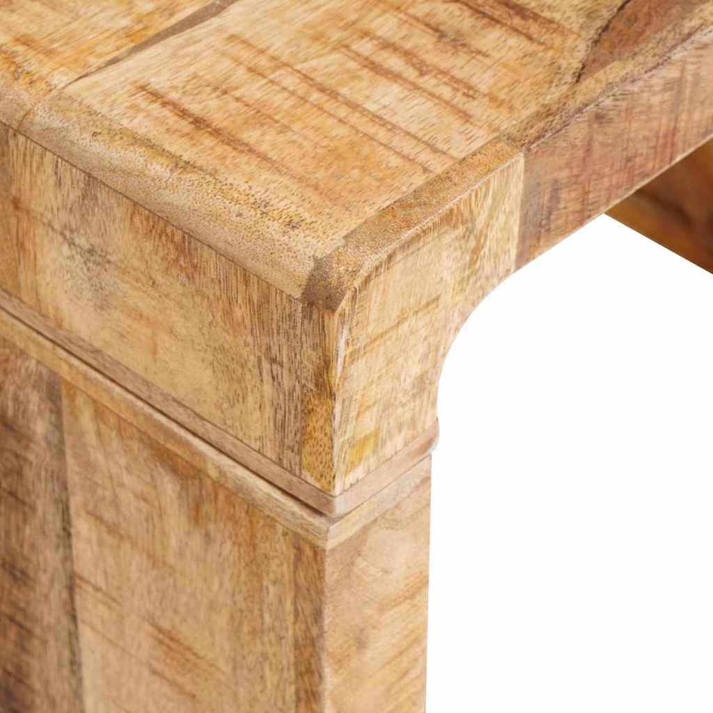 vidaXL Stolik końcowy Brązowy 60 x 35 x 46 cm Drewno z mango