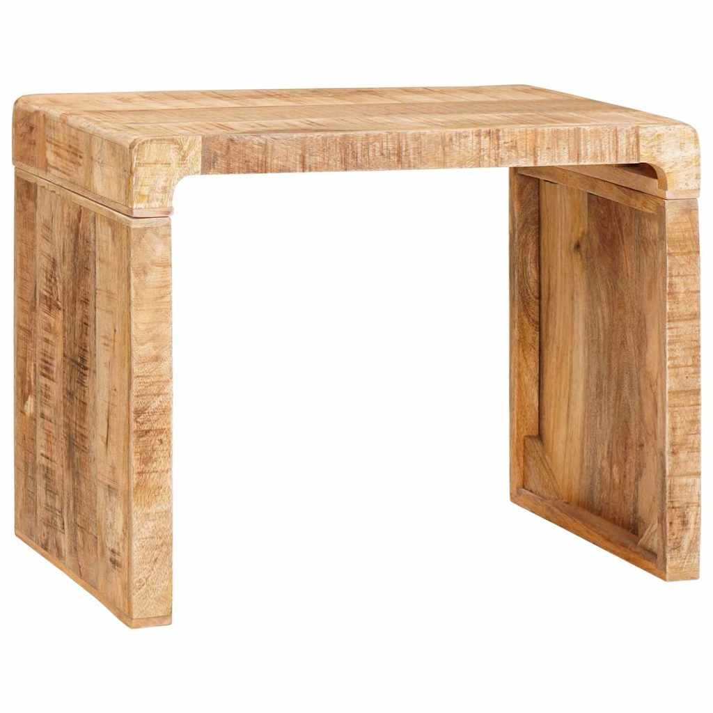 vidaXL Stolik końcowy Brązowy 60 x 35 x 46 cm Drewno z mango