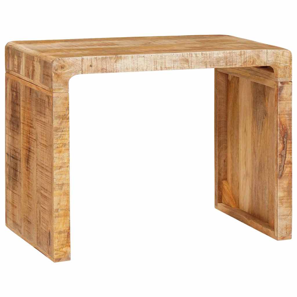 vidaXL Stolik końcowy Brązowy 60 x 35 x 46 cm Drewno z mango