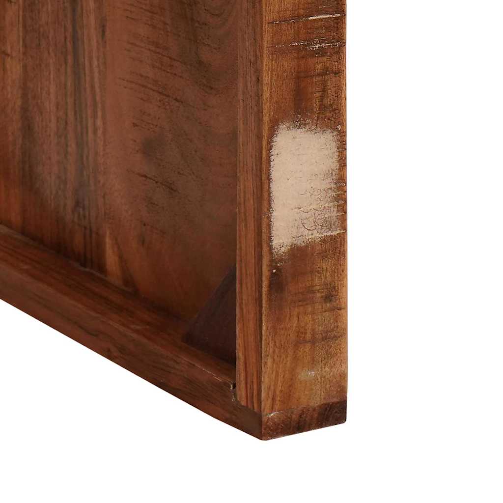 vidaXL Stolik końcowy Brązowy 60 x 35 x 46 cm Lite Drewno Recyklingowe