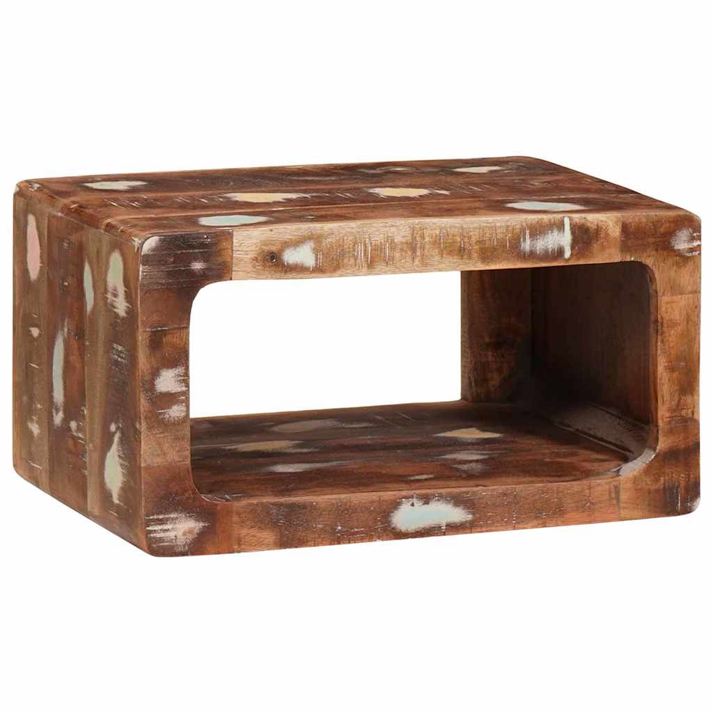 vidaXL Stolik nocny Brązowy 45 x 30 x 24 cm Lite Drewno Recyklingowe