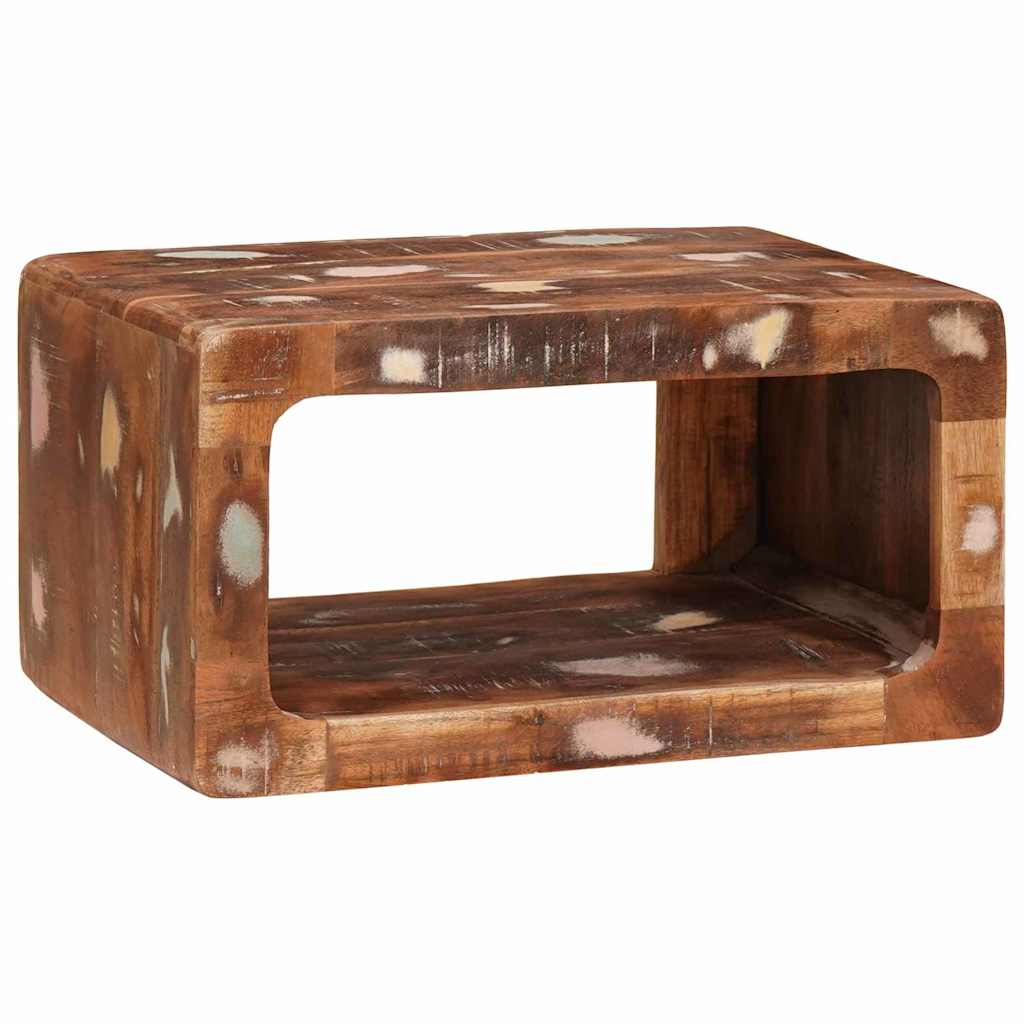 vidaXL Stolik nocny Brązowy 45 x 30 x 24 cm Lite Drewno Recyklingowe