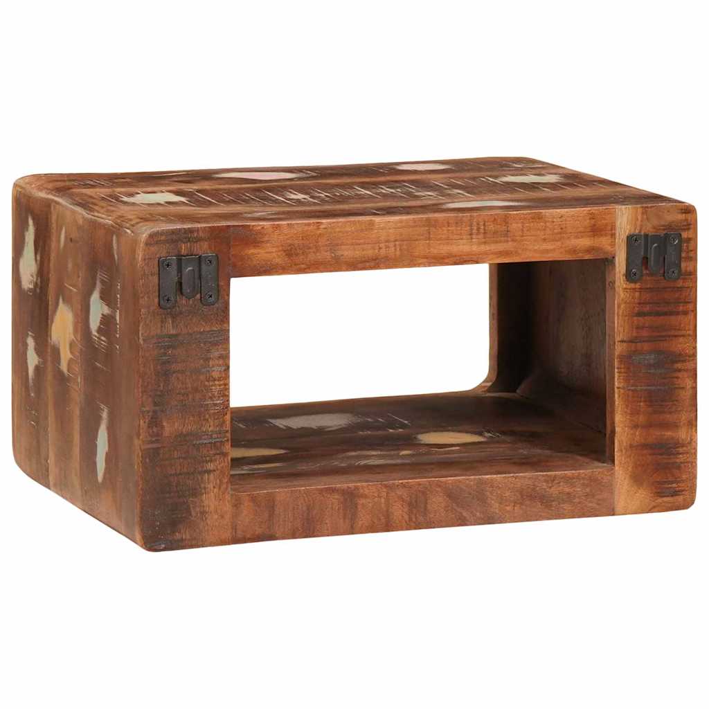 vidaXL Stolik nocny Brązowy 45 x 30 x 24 cm Lite Drewno Recyklingowe