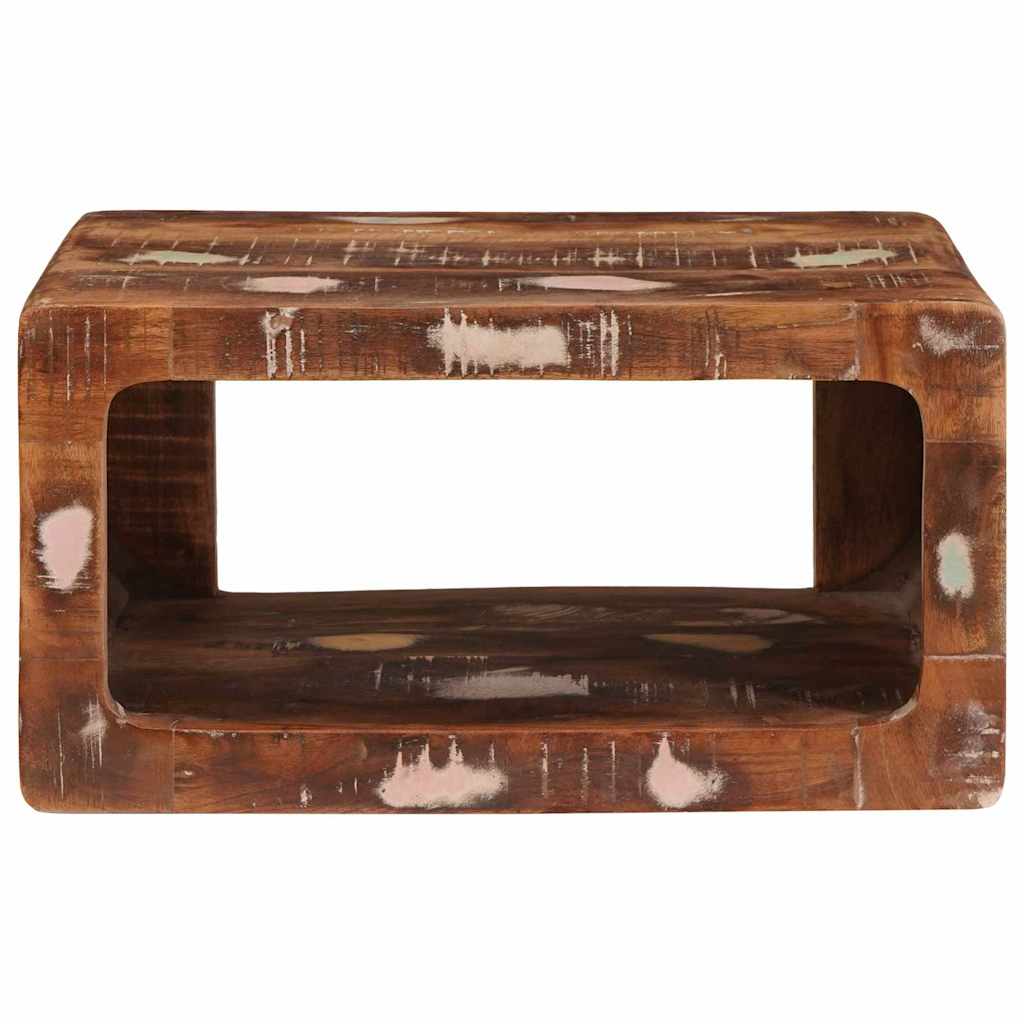 vidaXL Stolik nocny Brązowy 45 x 30 x 24 cm Lite Drewno Recyklingowe