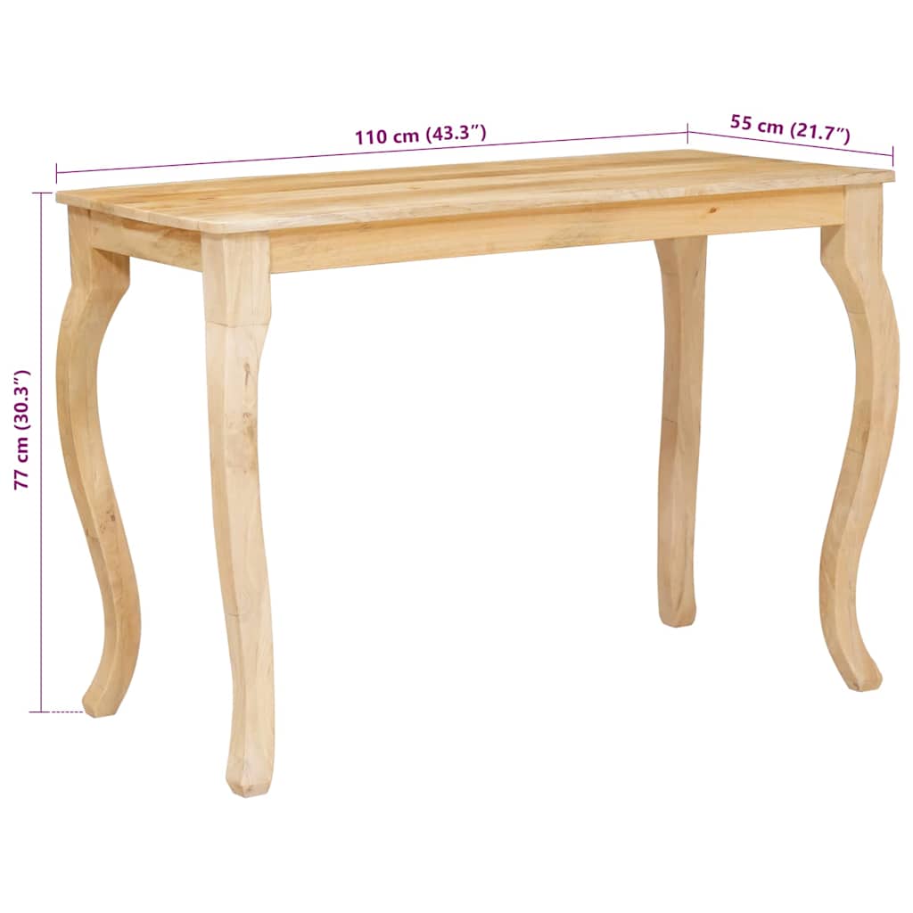 vidaXL Stolik kawowy Brązowy 110 x 55 x 77 cm Drewno z mango