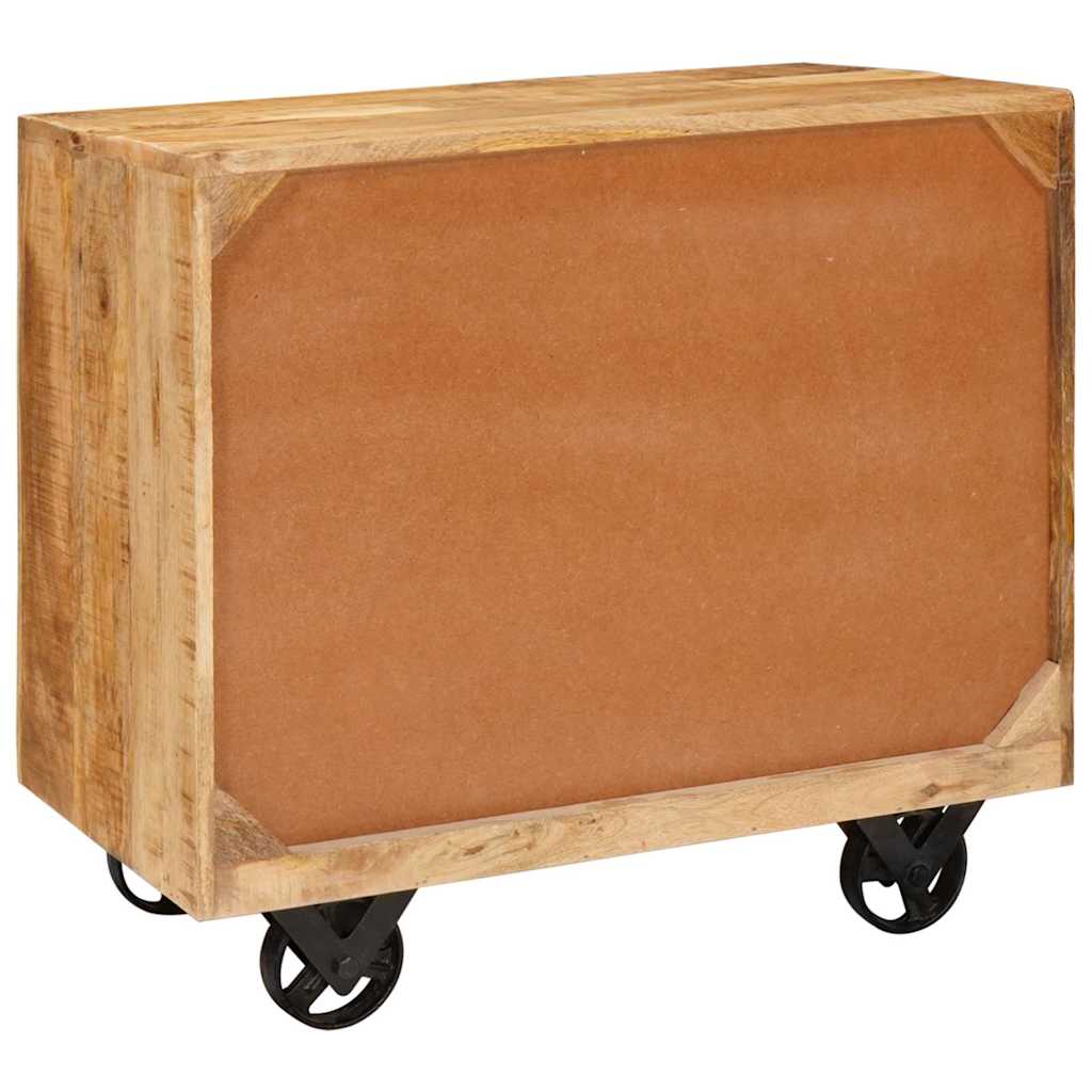vidaXL Szafka boczna Brązowy 70 x 38 x 63 cm lite drewno mango