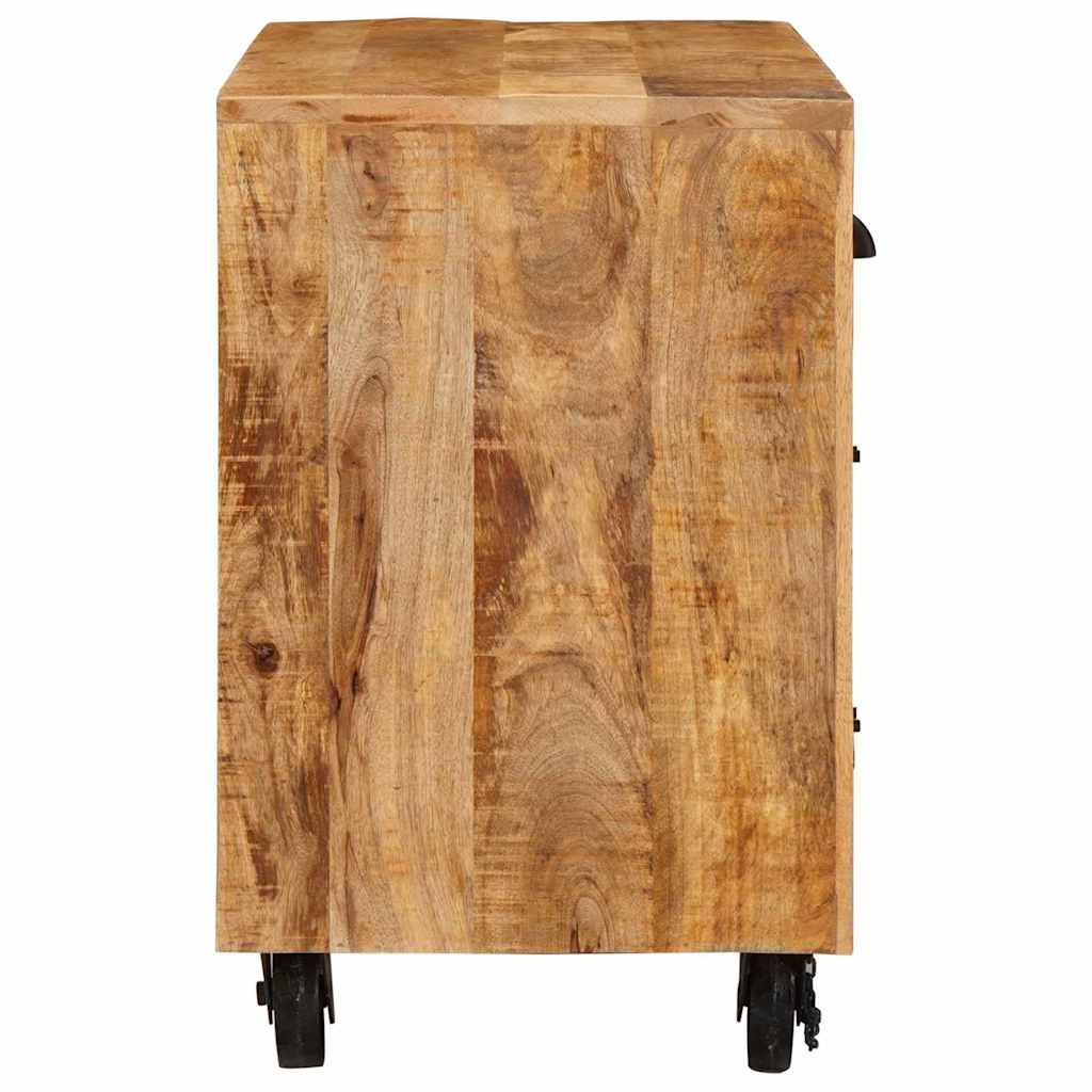 vidaXL Szafka boczna Brązowy 70 x 38 x 63 cm lite drewno mango