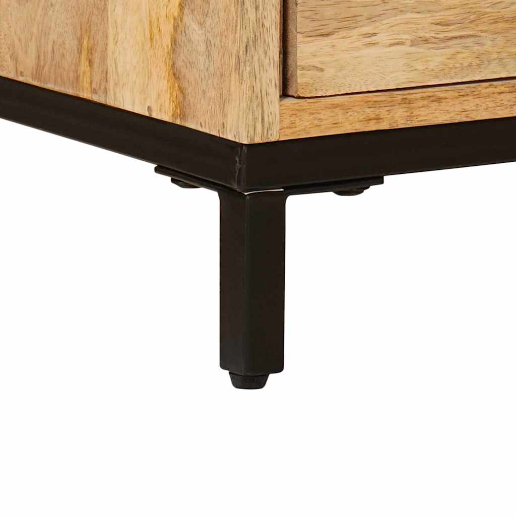 vidaXL Stojaki na telewizor Brązowy 110 x 30 x 46 cm Drewno z mango