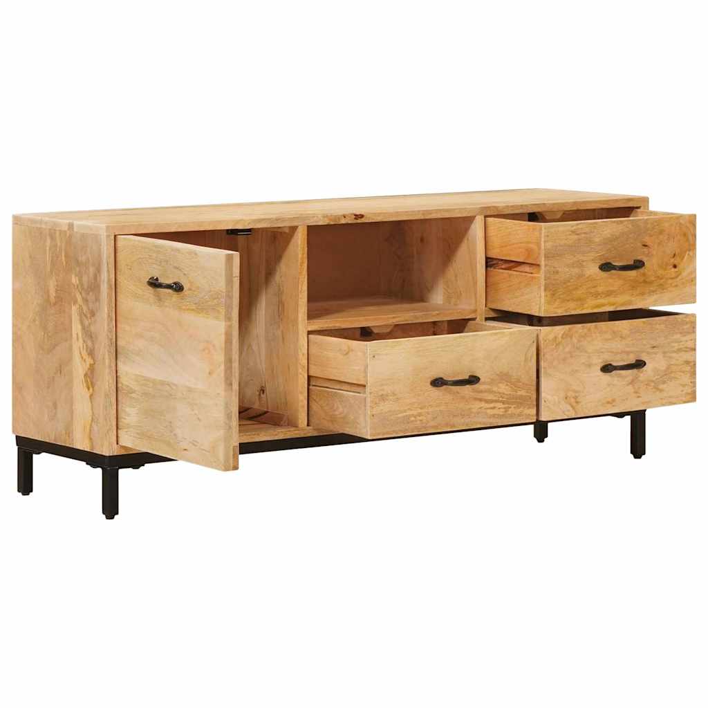vidaXL Stojaki na telewizor Brązowy 110 x 30 x 46 cm Drewno z mango