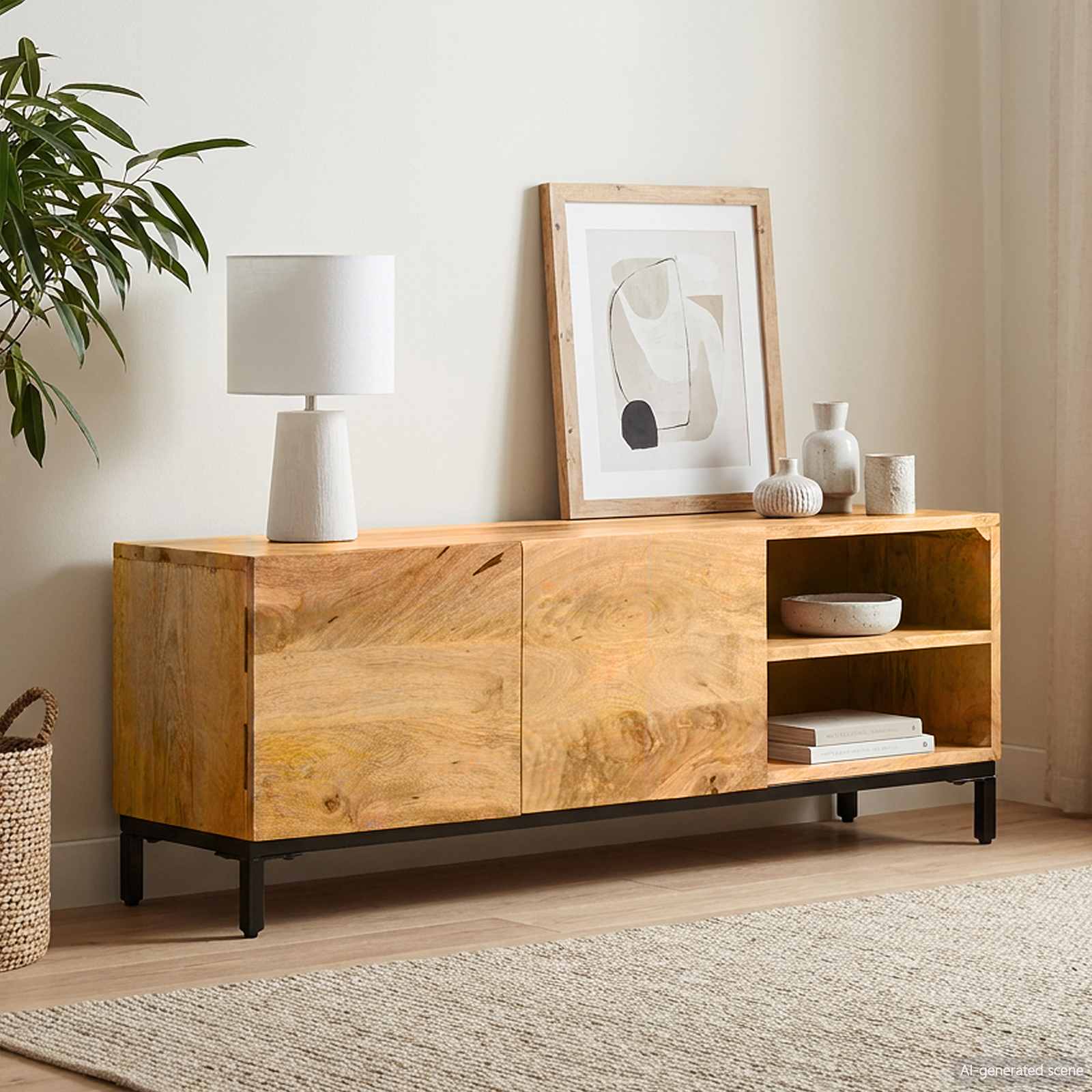 vidaXL Szafy do przechowywania Brązowy 110 x 30 x 40 cm Drewno z mango