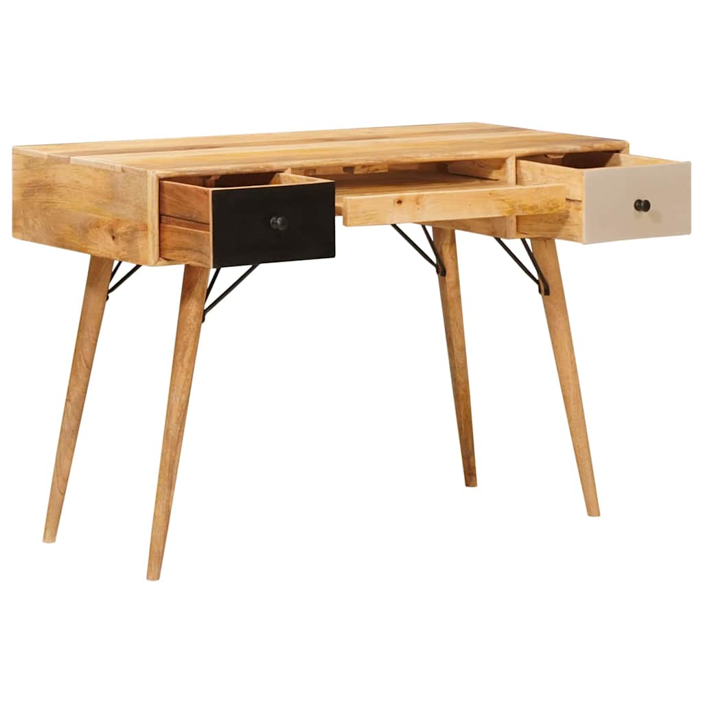 vidaXL Biurko do pisania Brązowy 110 x 55 x 76 cm Drewno z mango