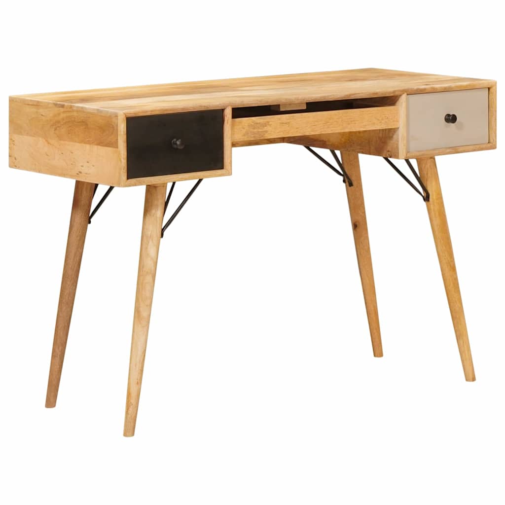 vidaXL Biurko do pisania Brązowy 110 x 55 x 76 cm Drewno z mango