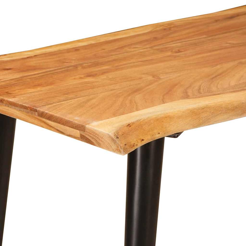 vidaXL Stoły do jadalni Brązowy i czarny 110 x 55 x 78 cm