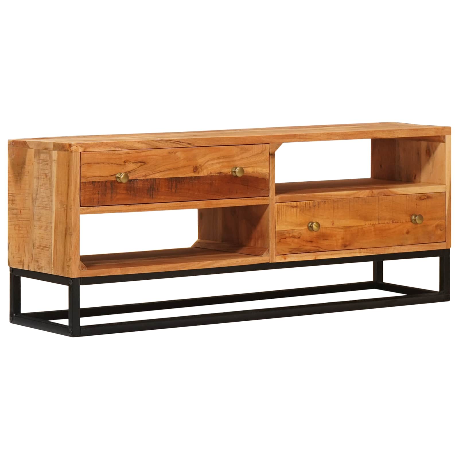 vidaXL Szafka pod telewizor z szufladą Naturalny 110 x 30 x 44 cm