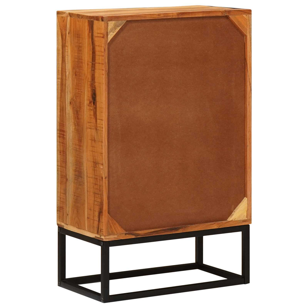 vidaXL Komoda z szufladą Naturalny 55 x 30 x 90 cm Lite Drewno Akacji