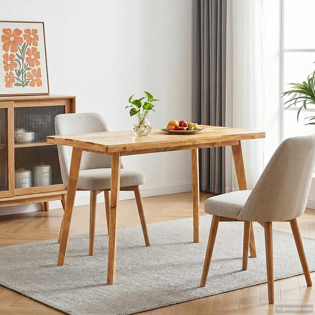 vidaXL Stół jadalniany Naturalny 100 x 55 x 75 cm Drewno z mango