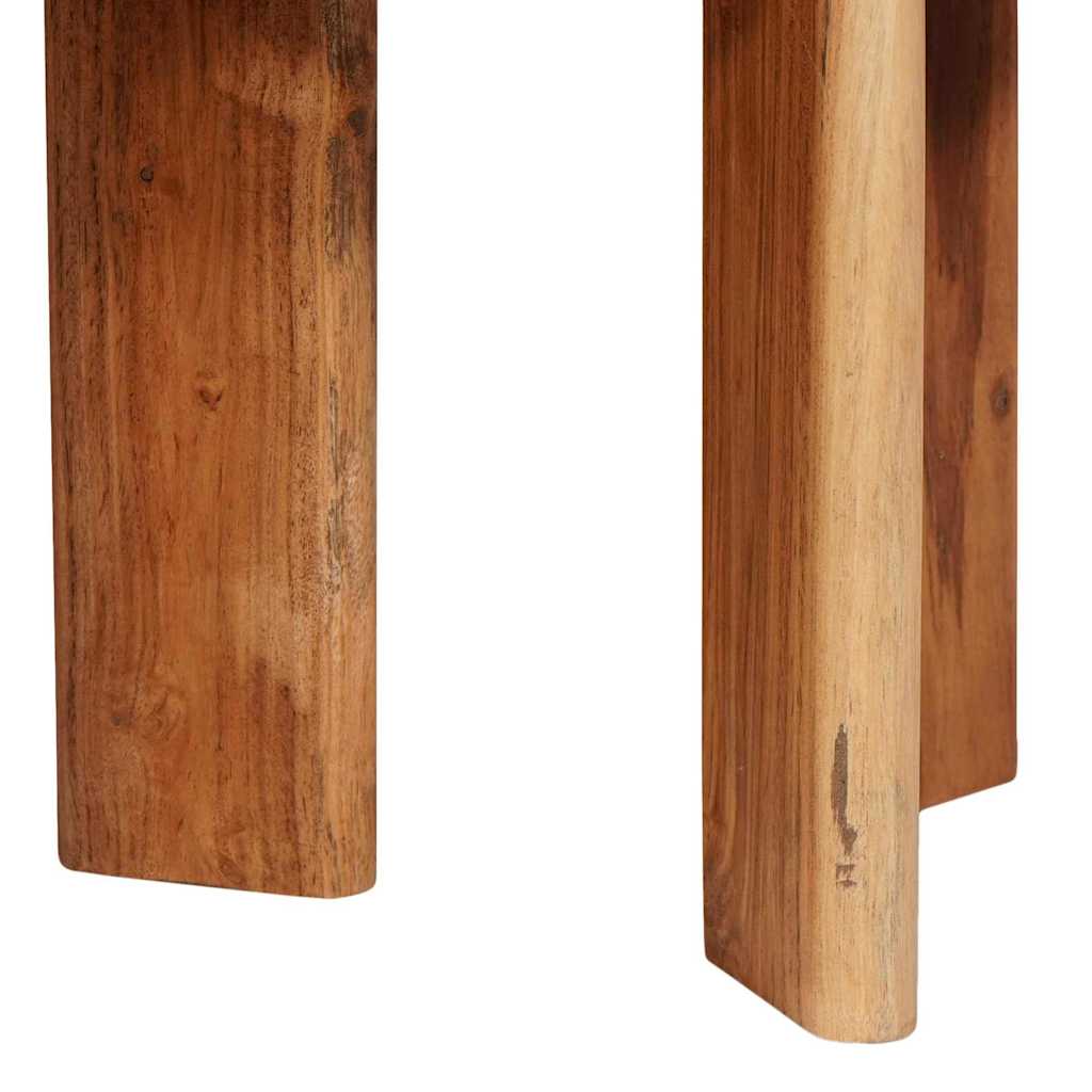 vidaXL Nesting Stoły Kawowe 2 pcs Brązowy Lite Drewno Akacji