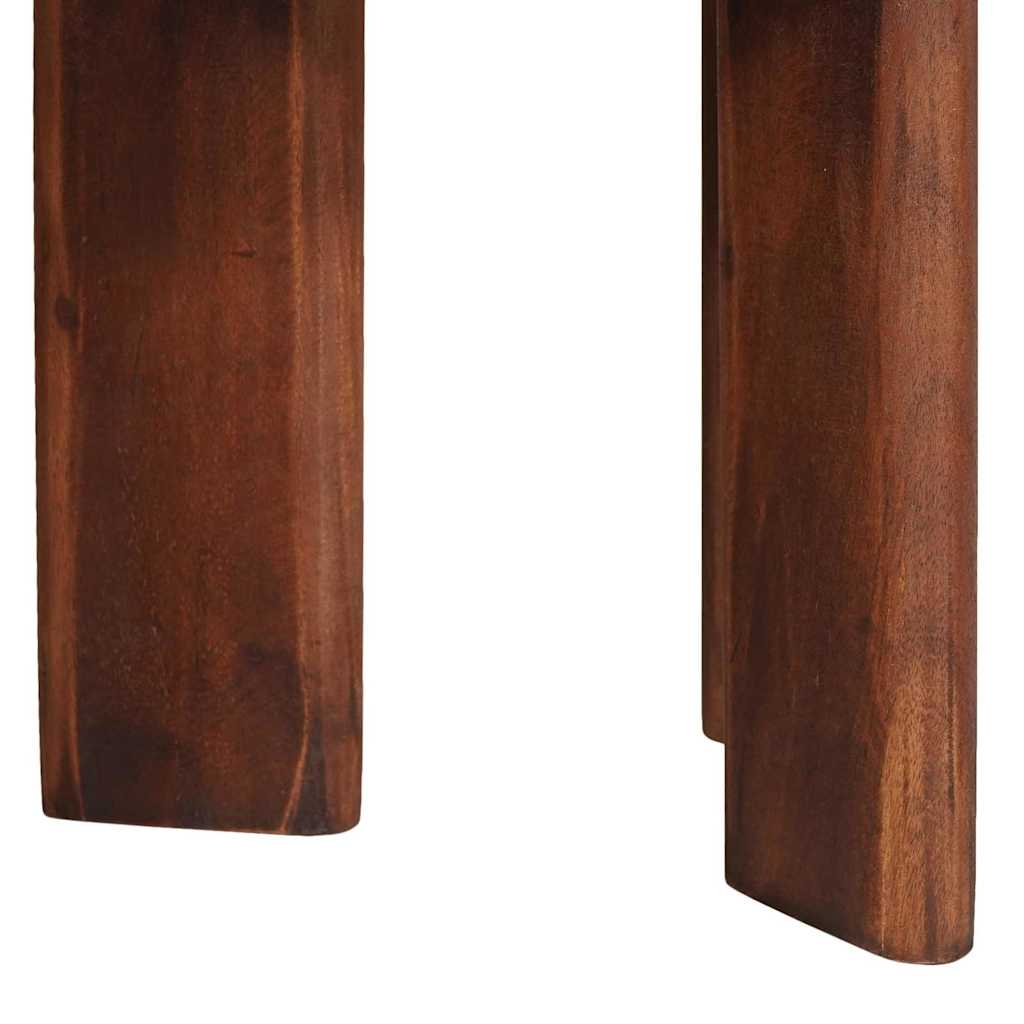 vidaXL Nesting Stoły Kawowe 3 pcs Wielokolorowe Lite odzyskane drewno