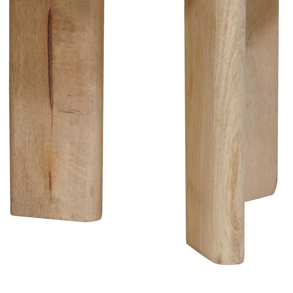 vidaXL Nesting Stoły Kawowe 3 pcs Czarny Drewno z mango
