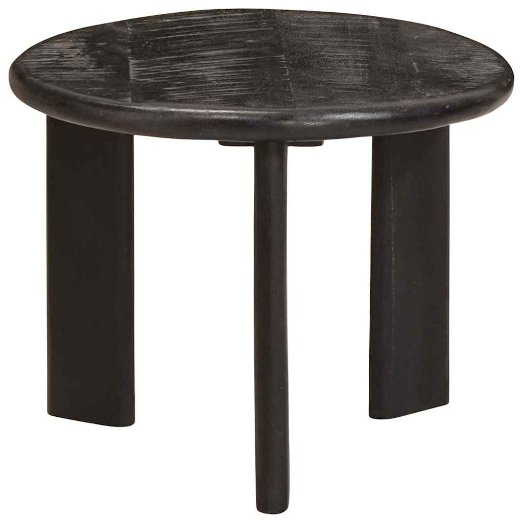 vidaXL Nesting Stoły Kawowe 3 pcs Biały Drewno z mango