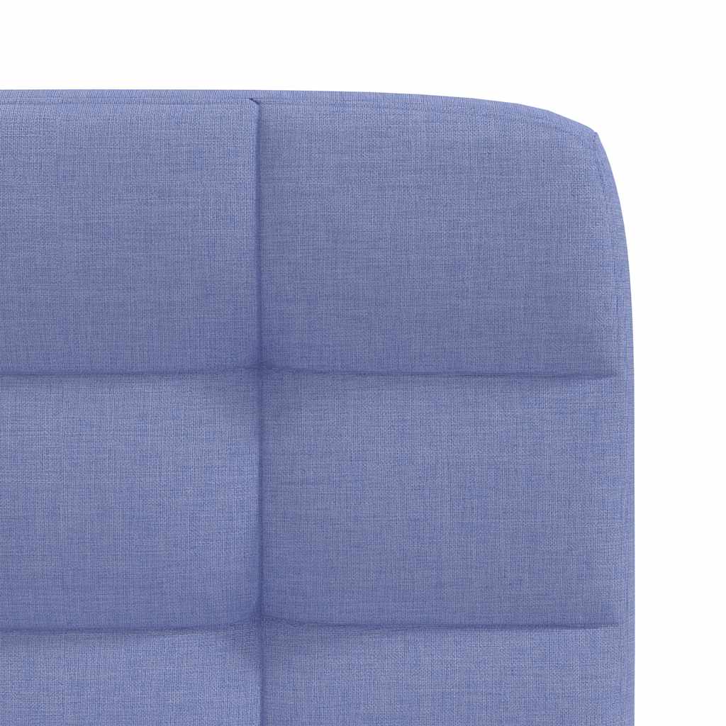vidaXL Krzesła do jadalni 2 szt. Jeans Niebieski Tkanina