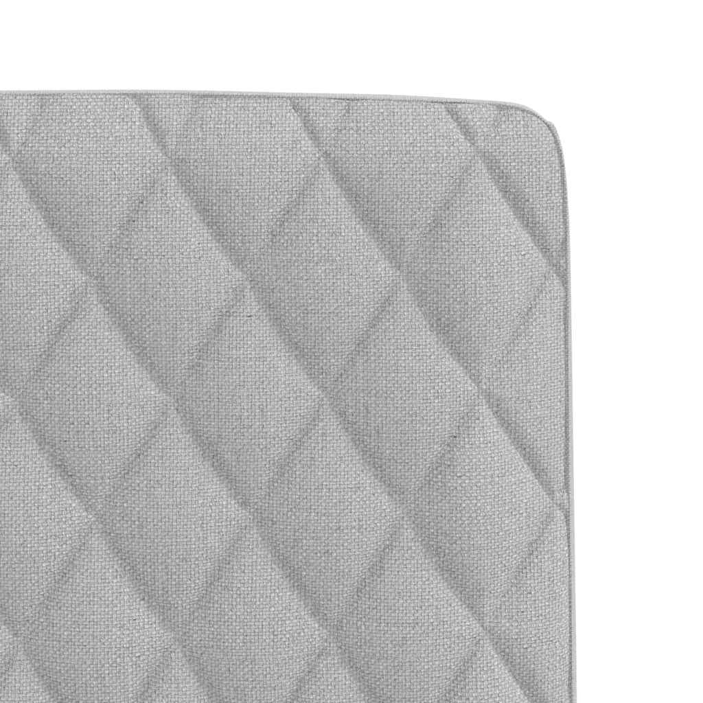 vidaXL Krzesła do jadalni 2 szt. Tkanina Cloud Grey