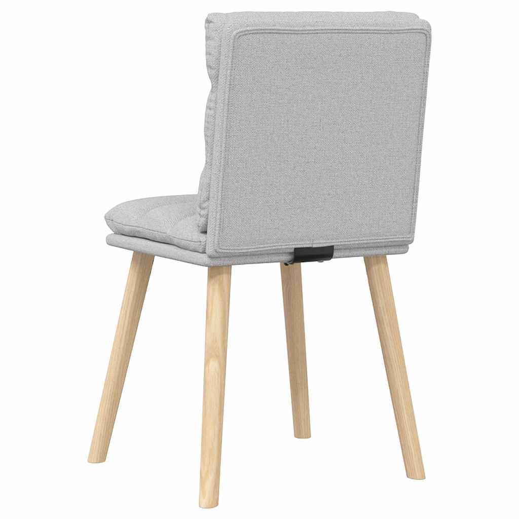 vidaXL Krzesła do jadalni 2 szt. Tkanina Cloud Grey