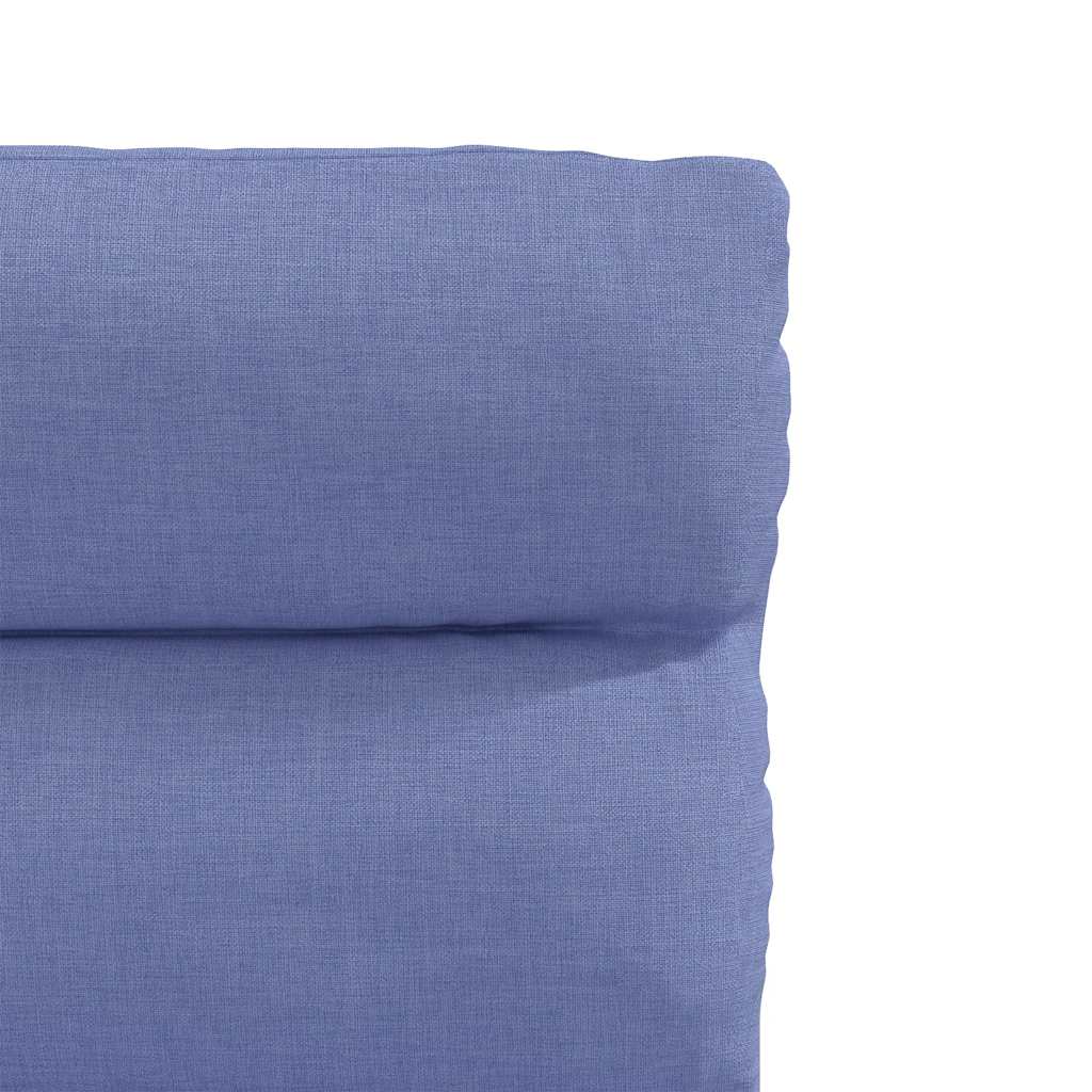 vidaXL Krzesła do jadalni 2 szt. Jeans Niebieski Tkanina