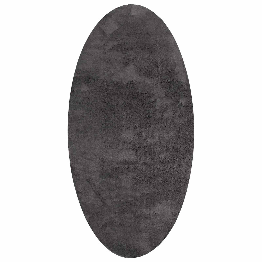 vidaXL Dywan HUARTE antracytowy 80 x 150 cm 100% poliester